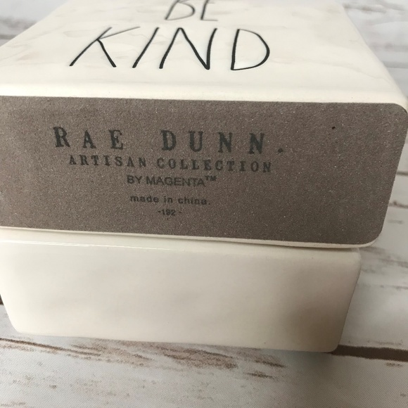 Rae Dunn Double Sided BE KIND STAY HUMBLE Plaque - Picture 6 of 6